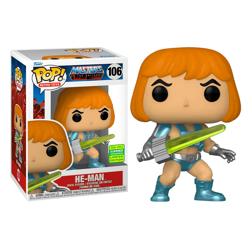 Funko Pop! Masters of the Universe HeMan Summer Convention Exclusive