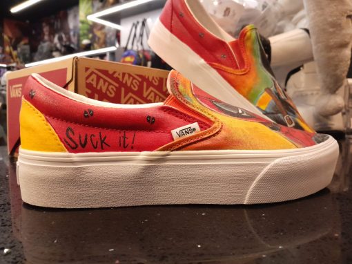 Deadpool/Wolverine Size 7 Hand Painted Vans - Image 3