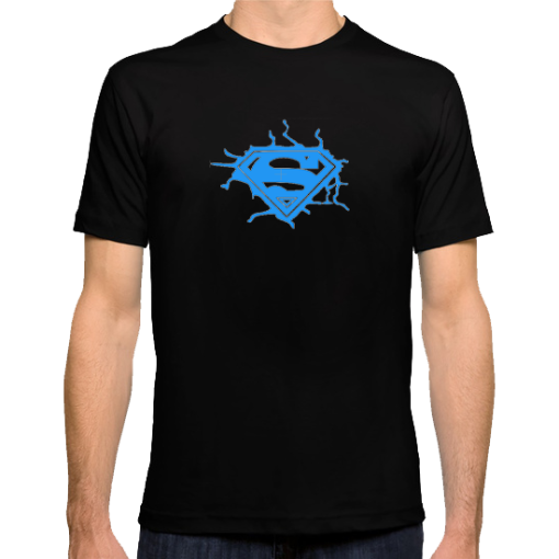 CD - Superman Drip Logo (GLOW) T-shirt